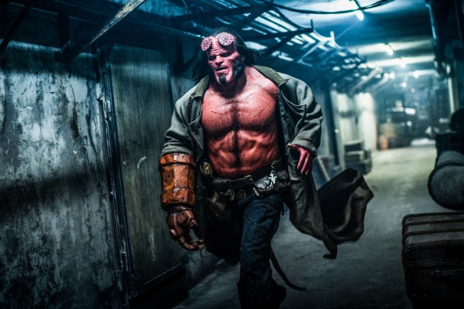 David Harbour stars as 'Hellboy' in HELLBOY. Photo Credit: Mark Rogers.